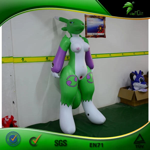 Manga Inflatable Renamon Pussy Inflatable Japan Anime Doll Hot Inflatable  Air Character Toy