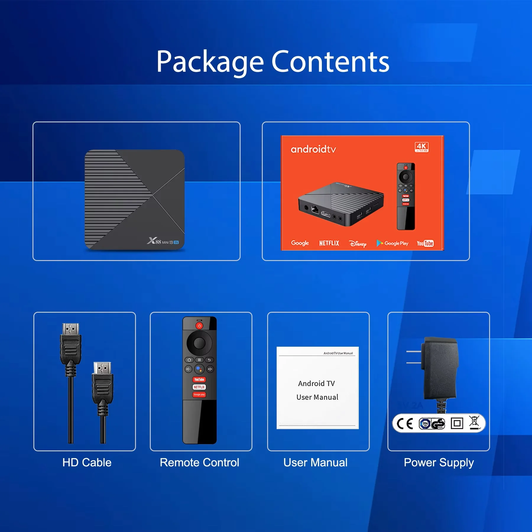 2025 Mini Media Player RK3528 Model X88 Mini 13  Android Tv Box 4k TV With Android 13 OS 4gb 32gb/64gb Free Sample for Test