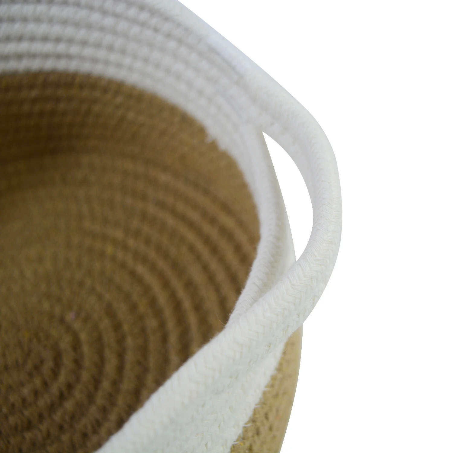 5 Piece Round Small Woven Baskets Set 100 Natural Cotton Rope Baskets