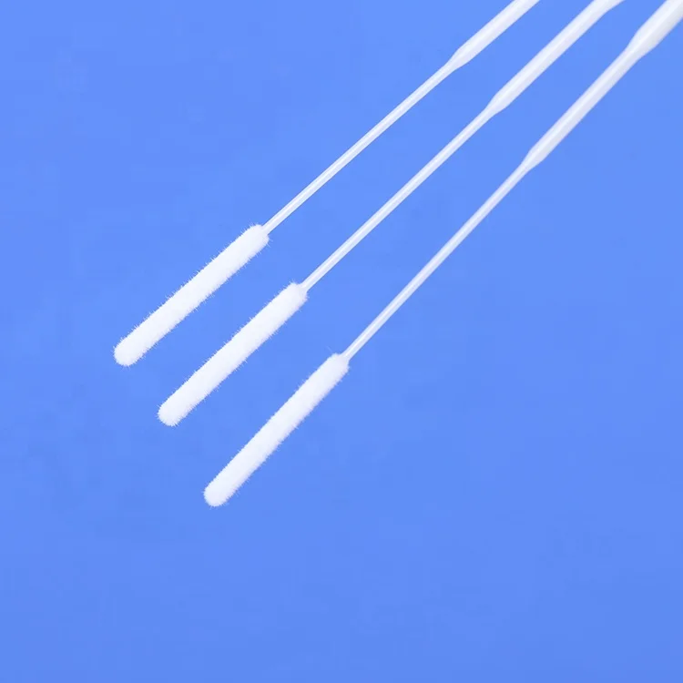 nasopharyngeal swabs test swab nylon flocked nasal swab hot