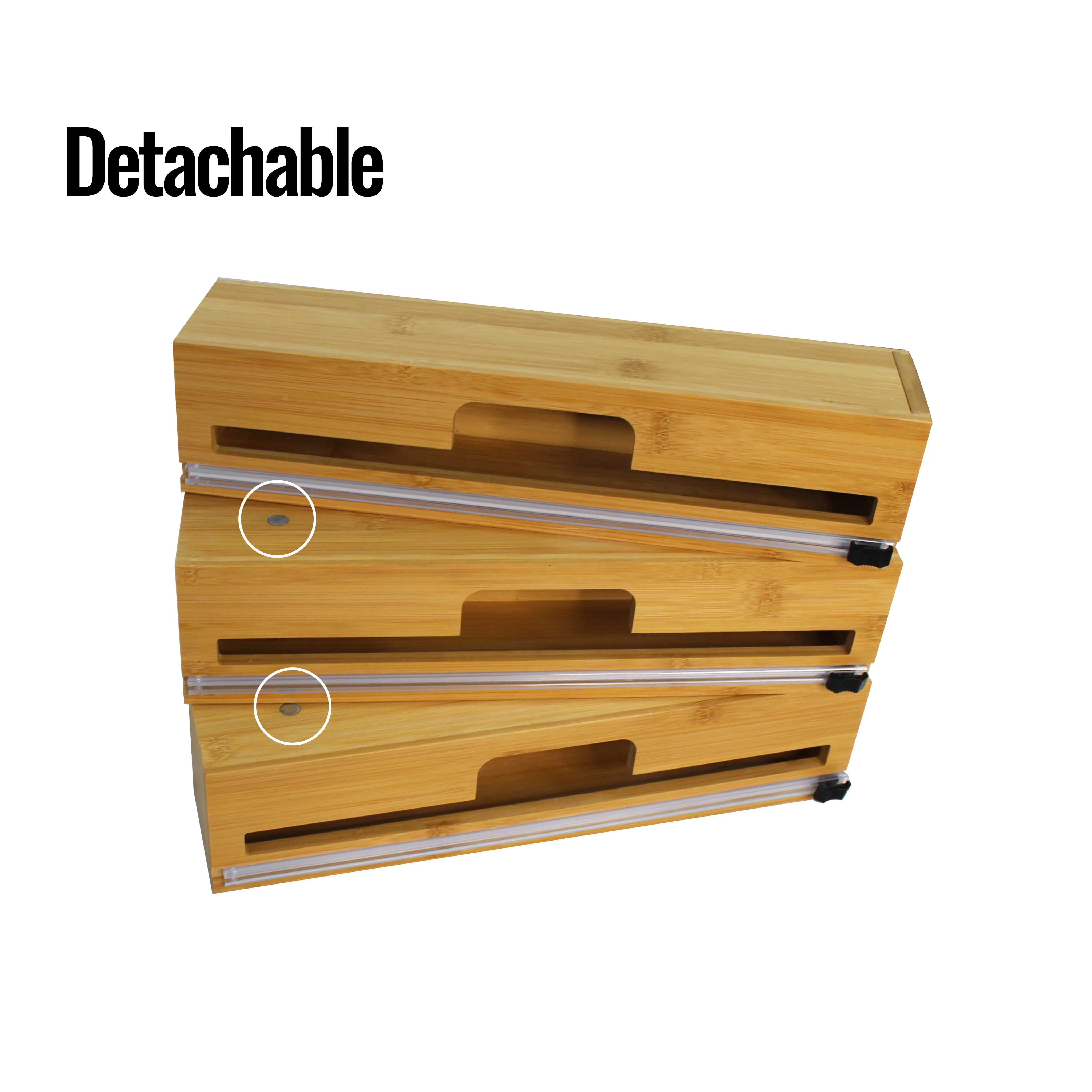 Hot Sale Wall Mounted 3 In 1 Detachable Cling Wrap Tin Foil