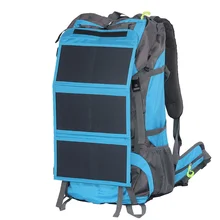 6V Flexible Solar Panel Power Single & Double Shoulder Backpack Bag Outdoor Solar Energy Related Products