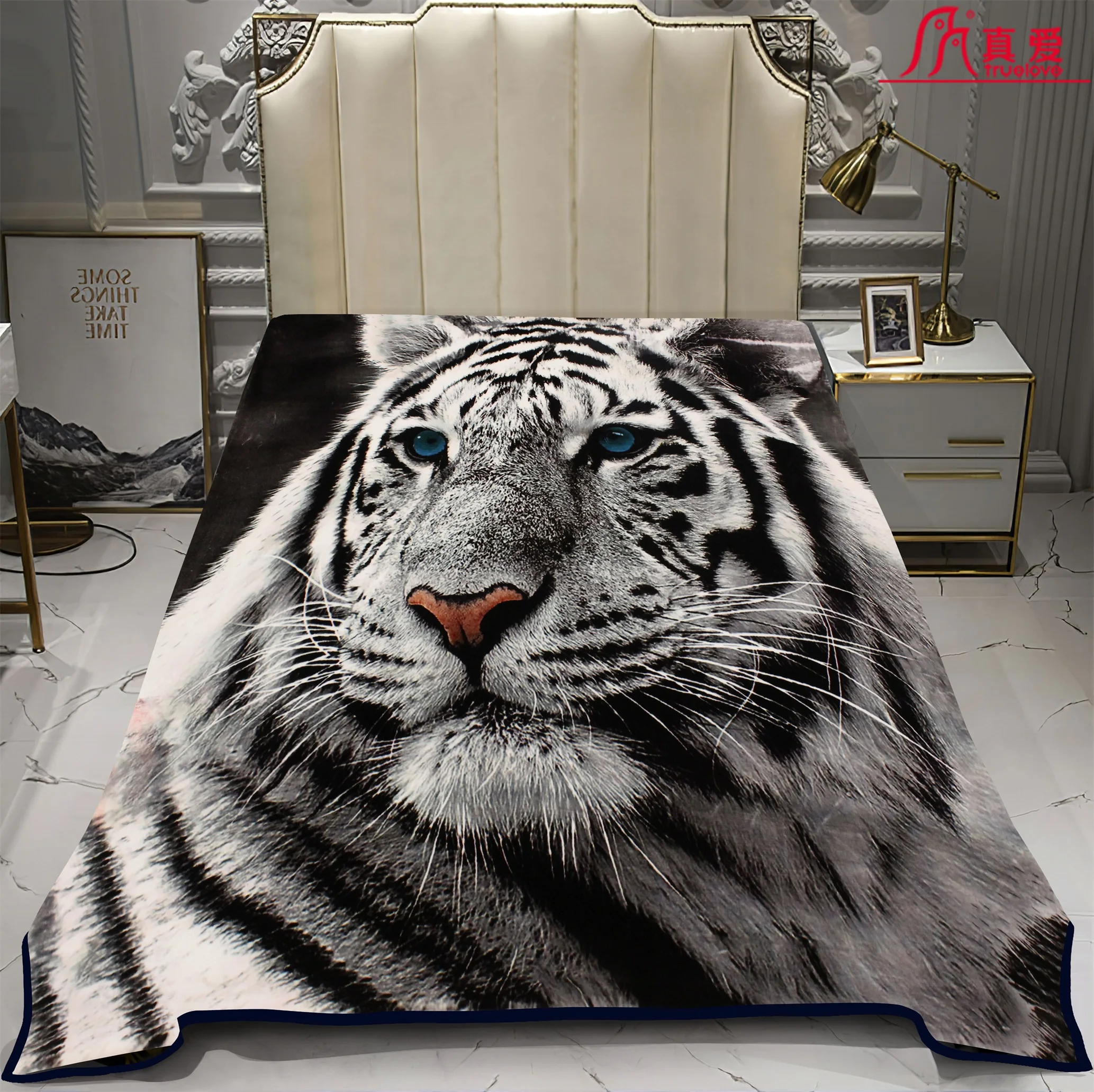 Throw Blankets Thick Mexican Tiger Blanket Cheap Double Mexican