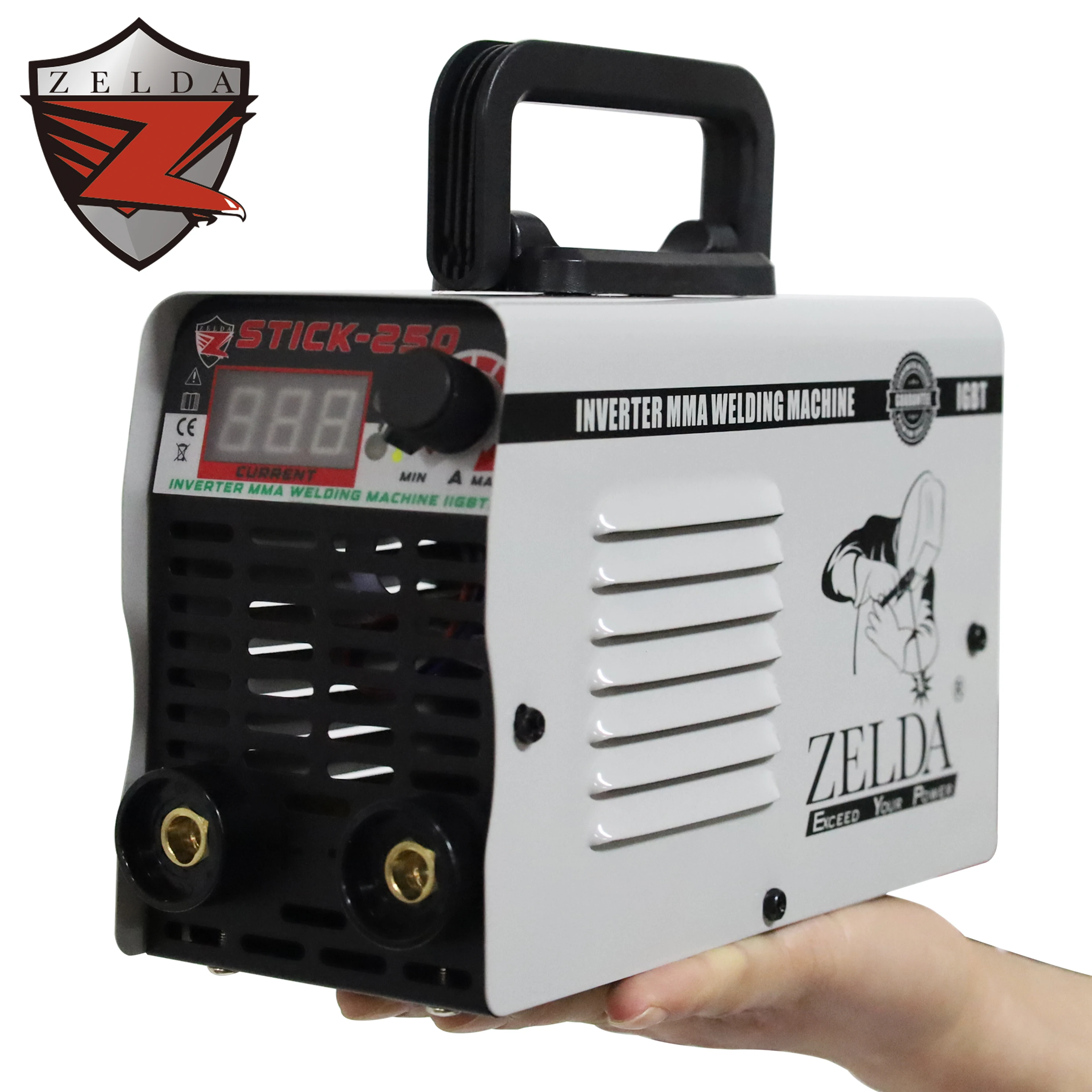Zx7 250 SMAW Kaynak Makinesi, 2.5mm Elektrot, Taşınabilir Inverter