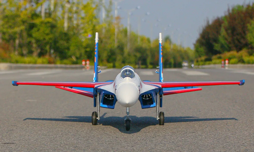 蘇27戦闘機 自動バランスベルト昇降舵 リモコン戦闘機 翼の長さ34cm 最大飛行高度150メートル以下 TG351