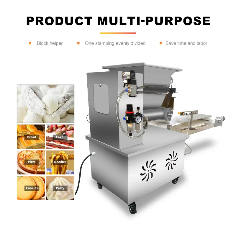 2024 Stainless Steel Material Divide Pita Dough Ball Rounder Machine Small Maker Maquina De Boleadora Masa Pan