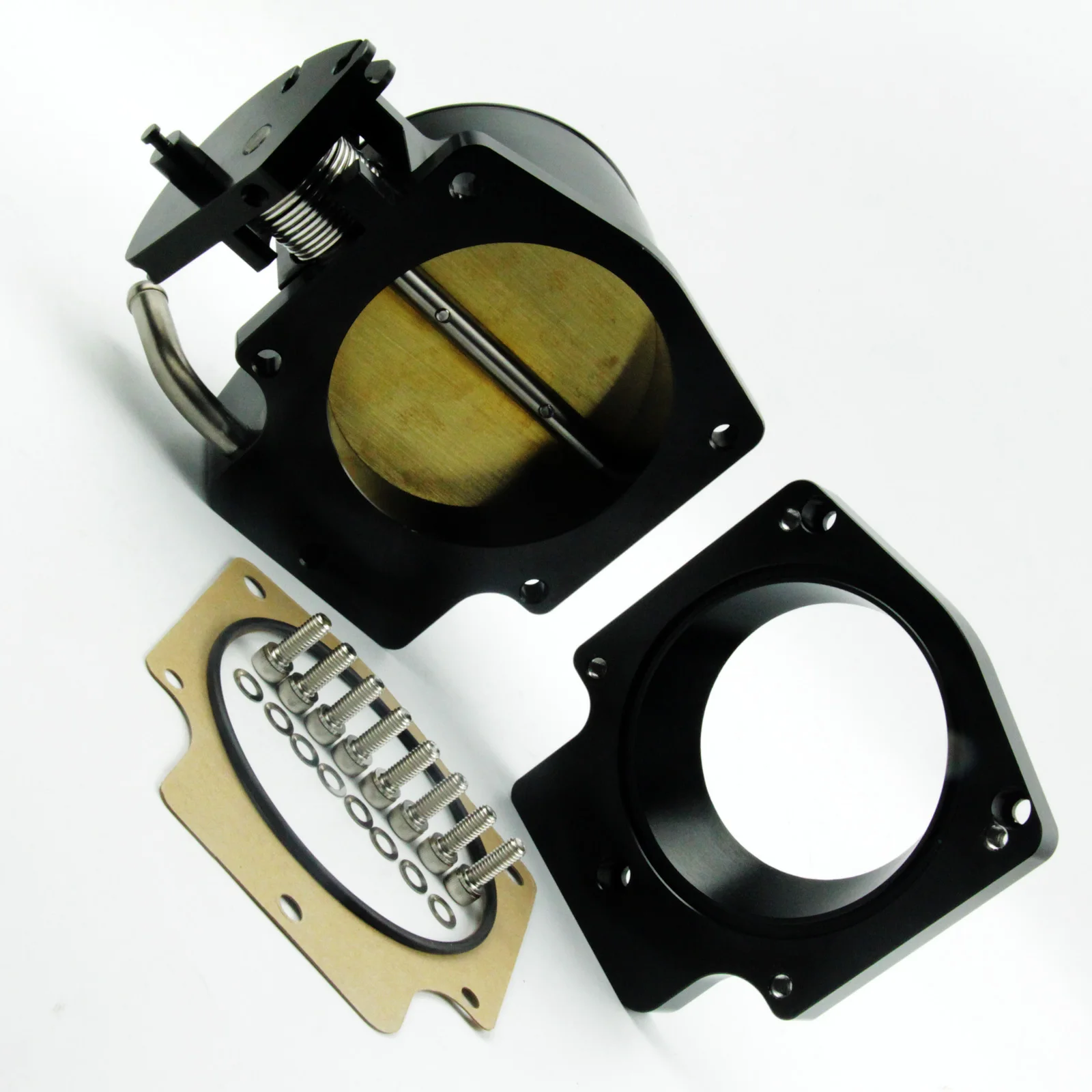 Replacement 92MM Aluminum Cable Throttle Body For GM LS1 LS2 LS3 LS6