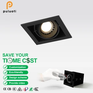 Hot Selling Indoor Home LED Spot Lights 10W Aluminum Ceiling Spotlights Adjustable Anti-Glare Living Room Recessed Embedding