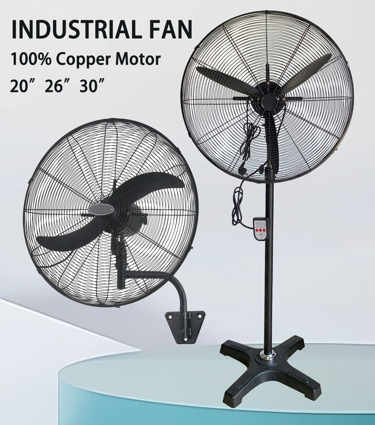 Mount Oscillating Fan, Wall, Electric Power - detail 12