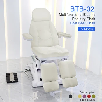 Yimmi Electrical Medical Aesthetic Chair Podiatry Dental Facial Beauty Treatment Bed Split Leg 5 Motors Medical Chair