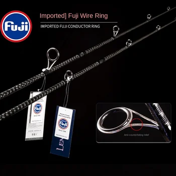 Fuji Guide Ring Carbon M Tuning Generic Luya Rod Set Far-throw Straight Handle Fishing Rod 0.3kg 2.10m-2.40m – Rod – view 5