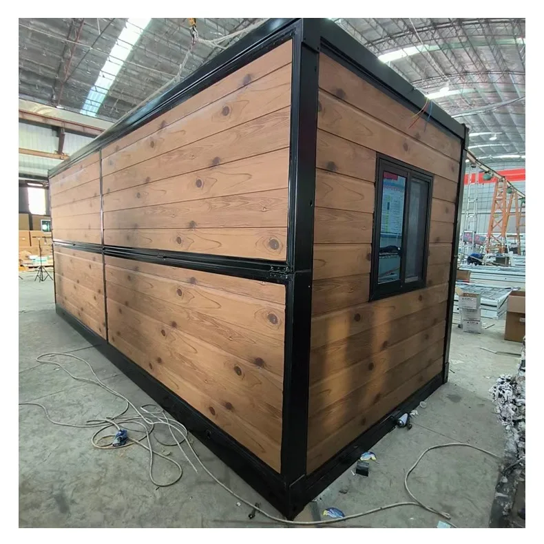 Ready Made to Live in Portable Folding House Movable Prefabricated Tiny Mobile Container Home with Porch