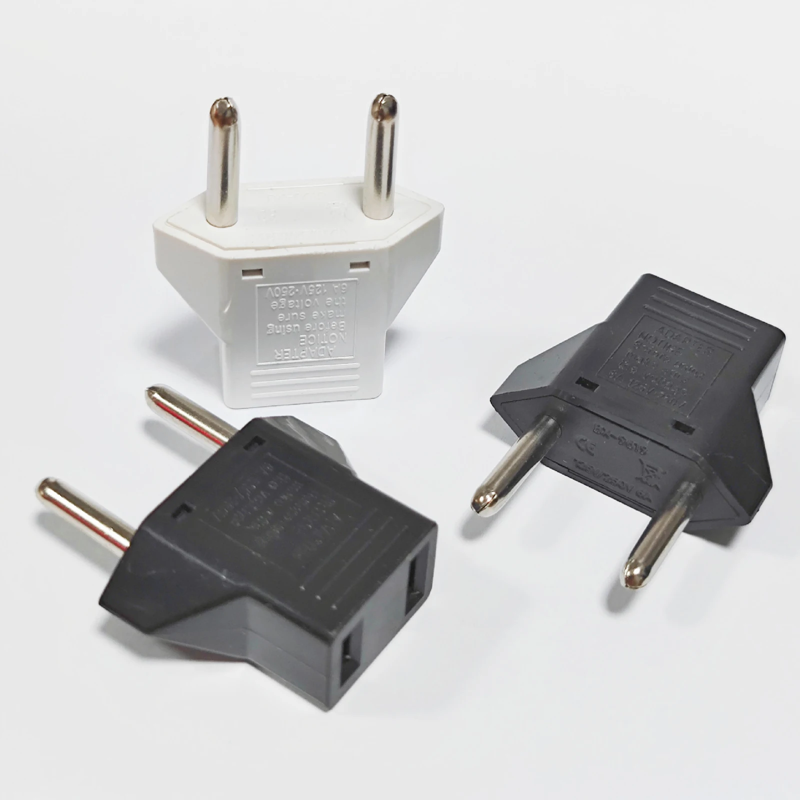 American to European Outlet AC Plug Adapter for Mobile Phone PC Charging US to EU Power Socket