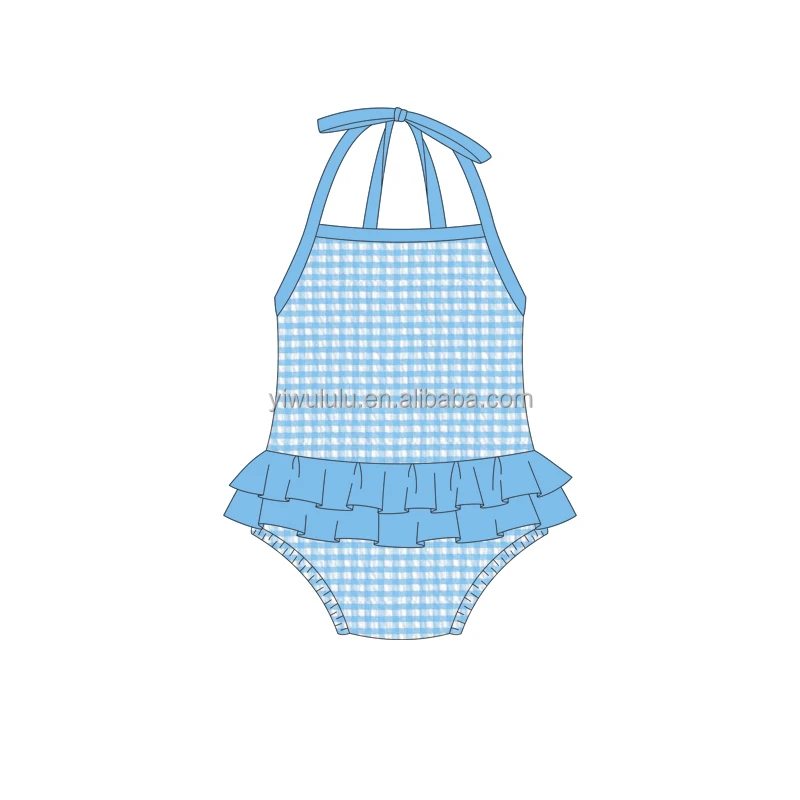 Лидер продаж, клетчатые трусы для мальчиков, детские шорты на шнуровке, купальник Seersucker, детская пляжная одежда