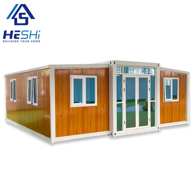 Spot Direct Sale 40 Ft 20 Ft Prefab Granny Flat Mobile Expandable Container Home 4 Bedroom Prefabricated Villa Portable House