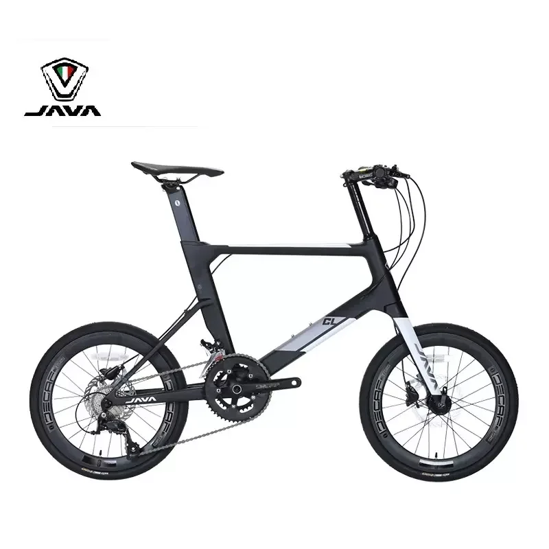 Java CL Carbon Fiber 20 Inch Mini Bike - 22 Speed Road Commute