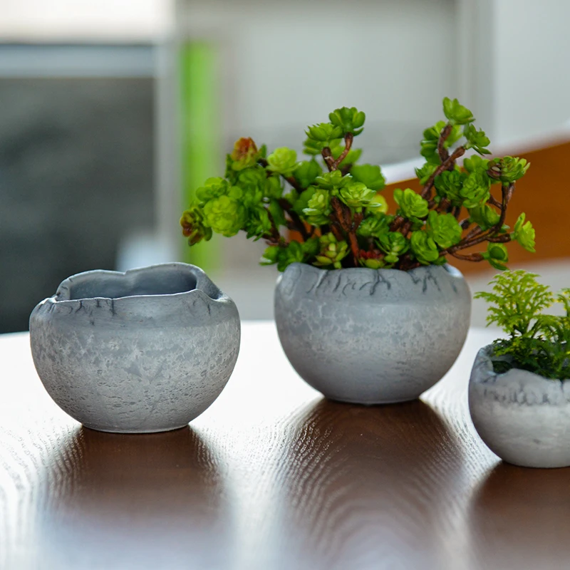 Greenship Handmade Noble And Elegant Indoor Small Resin Succulent