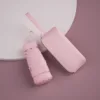 Zipper bag with pink