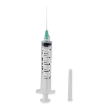 10ml Disposable Sterile Safety Auto Disable Retract  lock Syringe with needle EO Gas Sterilization TUV CE ISO13485
