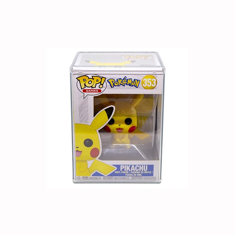 Custom Handmade Pop Shield Armor Hard Stack for 4 Inch Funko Pop It Case MAGNET LID Stackable Box
