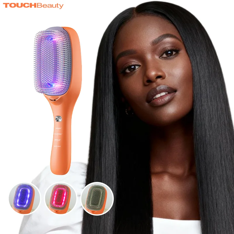 Touchbeauty Ionic Light Therapy Hair Brush For Scalp Health & Hair