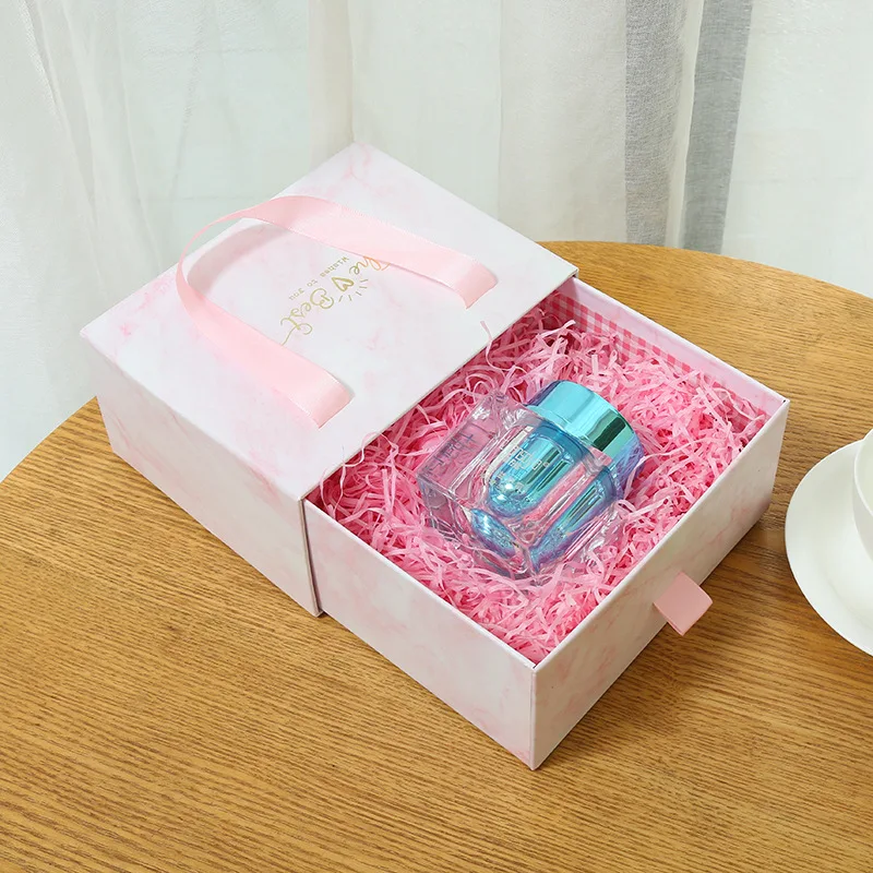 Оптовая продажа, Oem, роскошная матовая черная картонная упаковка, индивидуальный выдвижной ящик, упаковка, простой дизайн