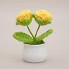 Yellow Double-headed rose
