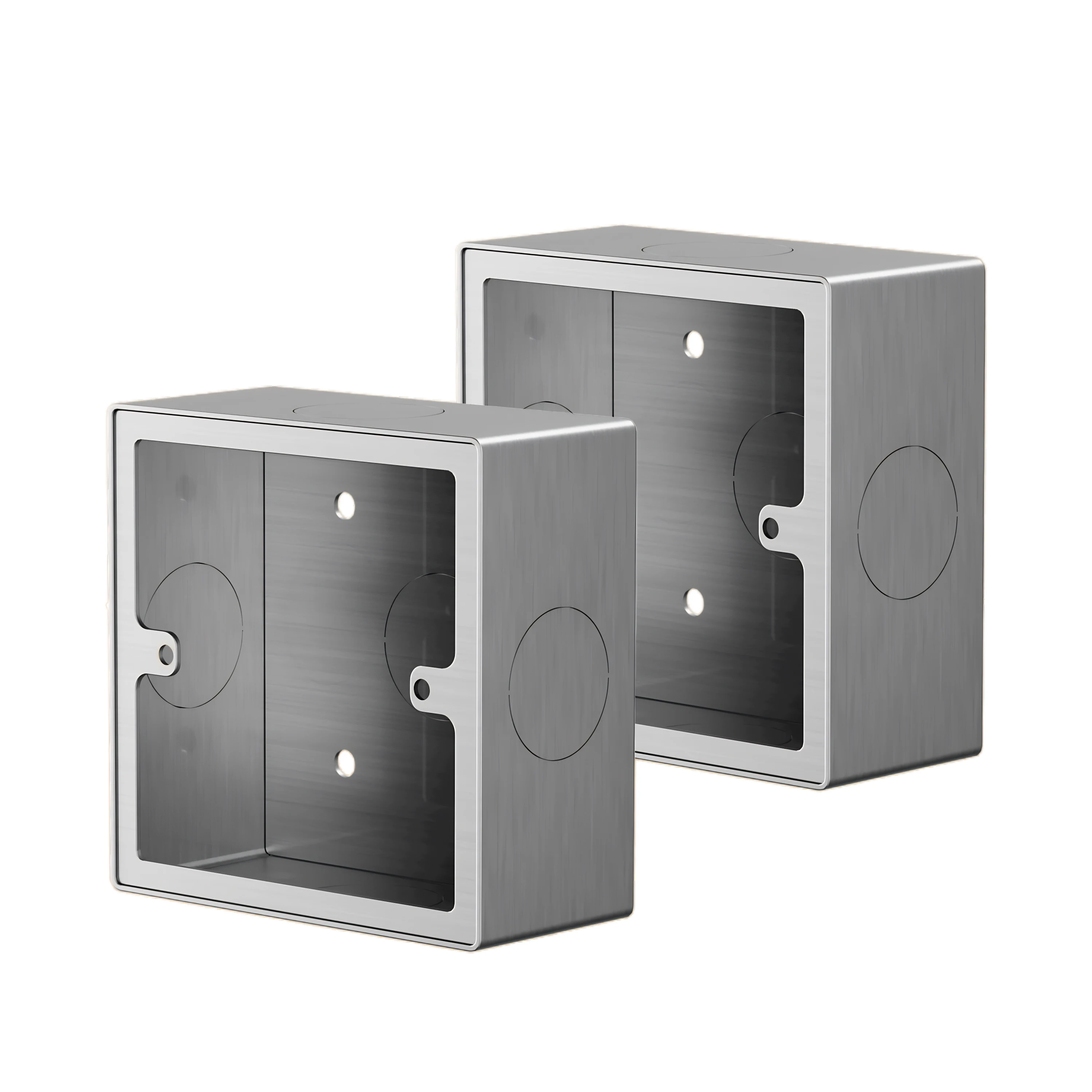 Surface Mount Pvc Junction Box Home Use Wall Socket Bottom Box One Gang Fireproof Electrical Switch Box