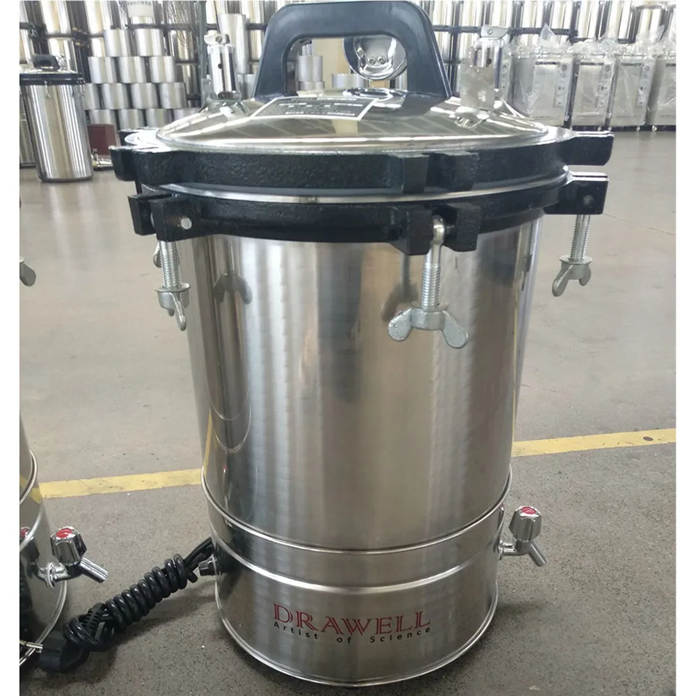 DW-280B 18L 24L 30Lポータブル高圧蒸気滅菌器オートクレーブ