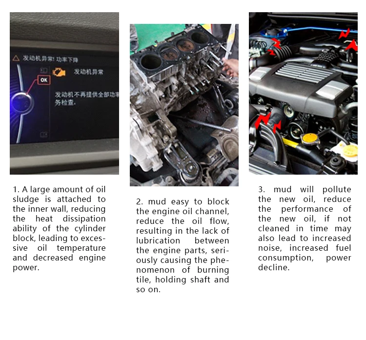 Powerful 4l Car Engine Flush Oil System Carbon Cleaner Chemical Motor Flushing For Diesel Auto