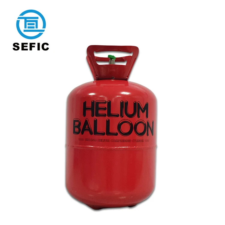 Disposable Balloon Helium Tank 22.3L Low Pressure Steel Helium