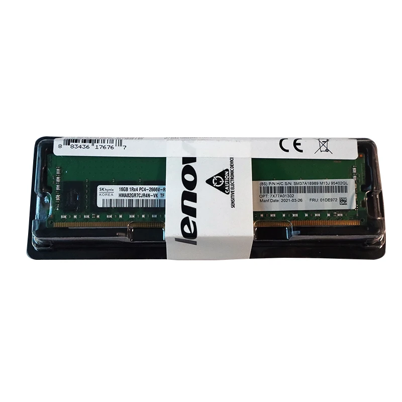 Server Ram lenovo 64G 2Rx4 2666MHz Memory Ram Ddr4 64GB for SR650V2 SR650V3 SR630V2 SR630V3