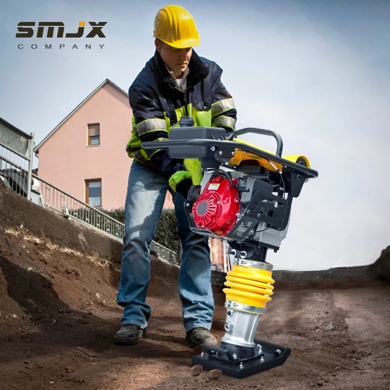 Дешевый бензиновый/дизельный Вибрационный трамбовочный уплотнитель SONGMAO прыгающий домкрат для земли