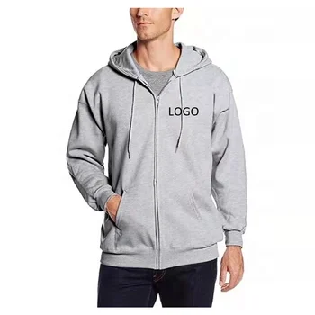 2021 mens custom plain gym black fabric unisex hoodie jacket men high quality boy's casual blank full face zip up zipper hoodies