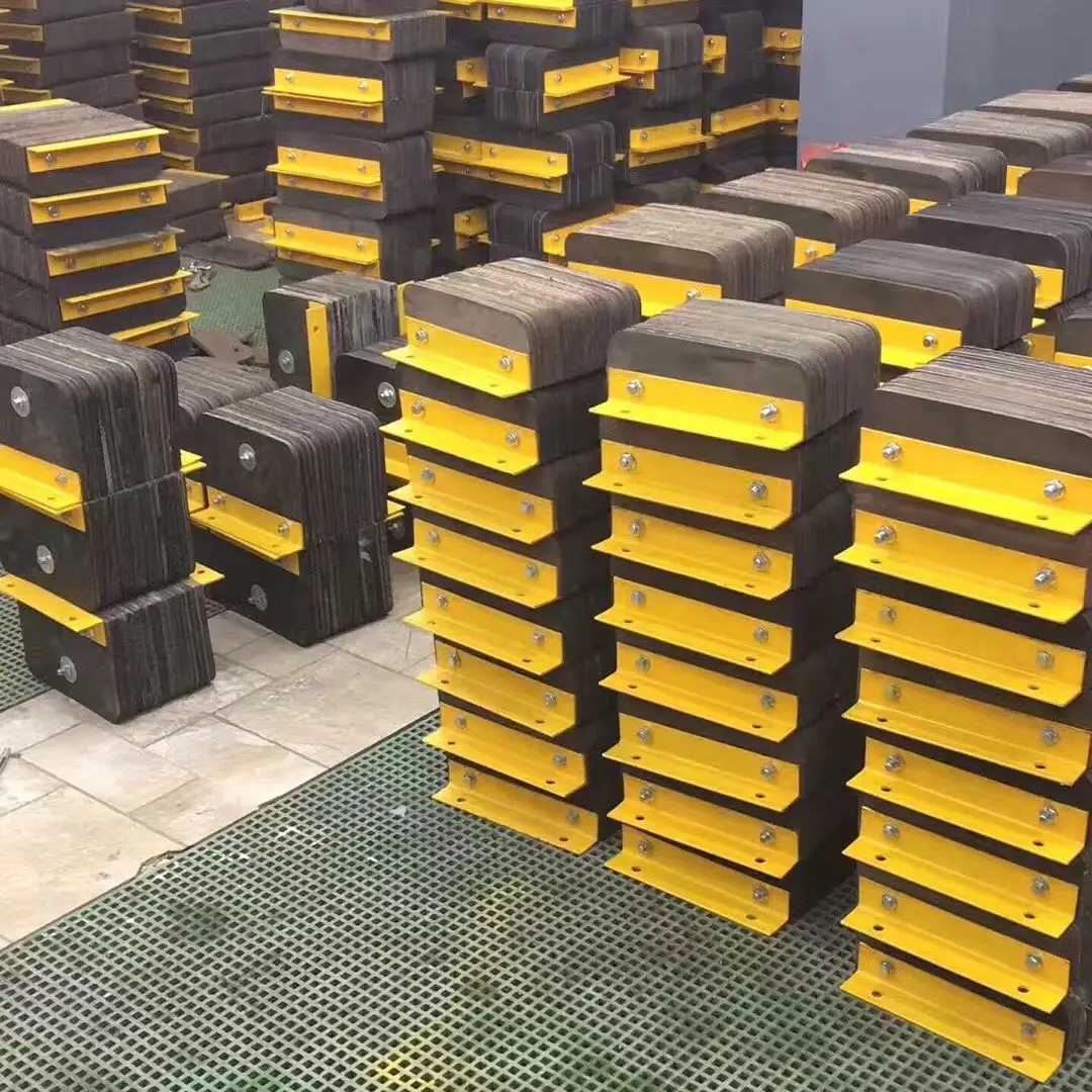 Durable Rubber Ideal Warehouse  Laminated Dock Bumper for Wall Protection supplier