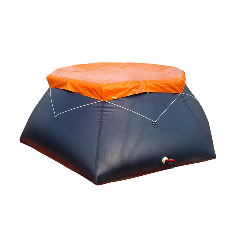 Anti-UV Folding Collapsible PVC Onion Shaped Water Storage Bladder Tank Professional Manufacturer