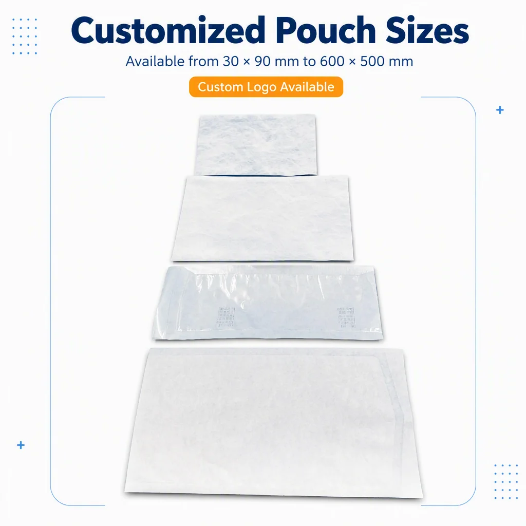 Tyvek Pouches and Sterilization Bags Premium Packaging for Sterile Medical and Dental Tools