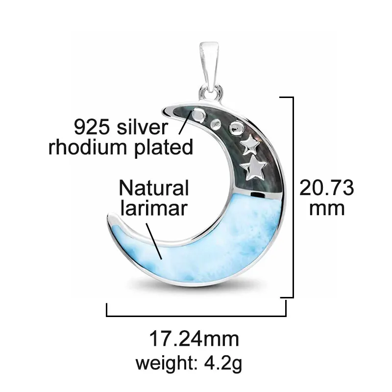 7 Days Shipping Time Factory Shop 925 Silver Jewelry Blue Larimar