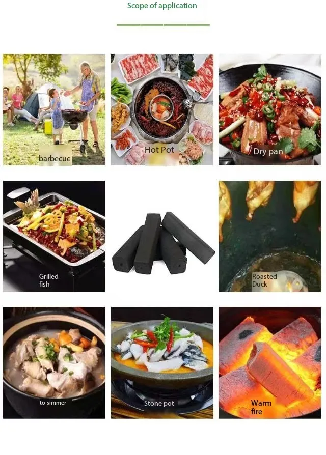 Barbecue Charcoal Hookah Charcoal Heating Flammable High Temperature