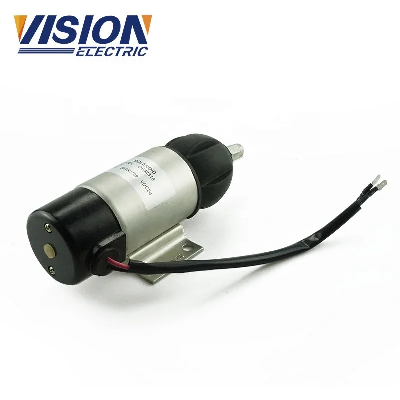 Solenoïde Arrêt Diesel Électrovanne D'Arrêt Carburant Diesel 12V - Pour Moteur Isuzu 3LD1, 3LB1, 4LB1 - Ref 8973295680 Moteur 3LD1