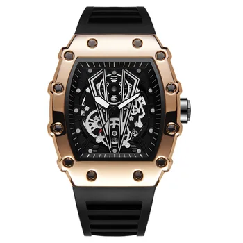 Luxury 3ATM Waterproof Hand Watches for Men Custom Logo Rubber Strap Quartz Watch SR626SW Battery Wholesale Price Wrist Watch