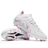 White Pink/long studs
