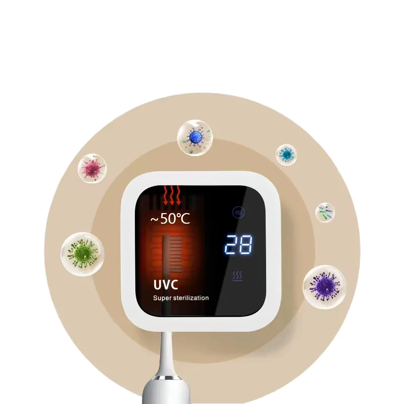 2024 Новый Умный портативный мини-Ультрафиолетовый стерилизатор для зубной щетки нагреватель и Сушильная зубная щетка стерилизационная коробка