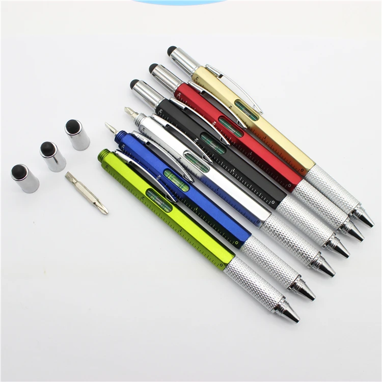 6 in 1  Pen Notebook and Pen Gift Set Multifunctional Screwdriver Tech Pen