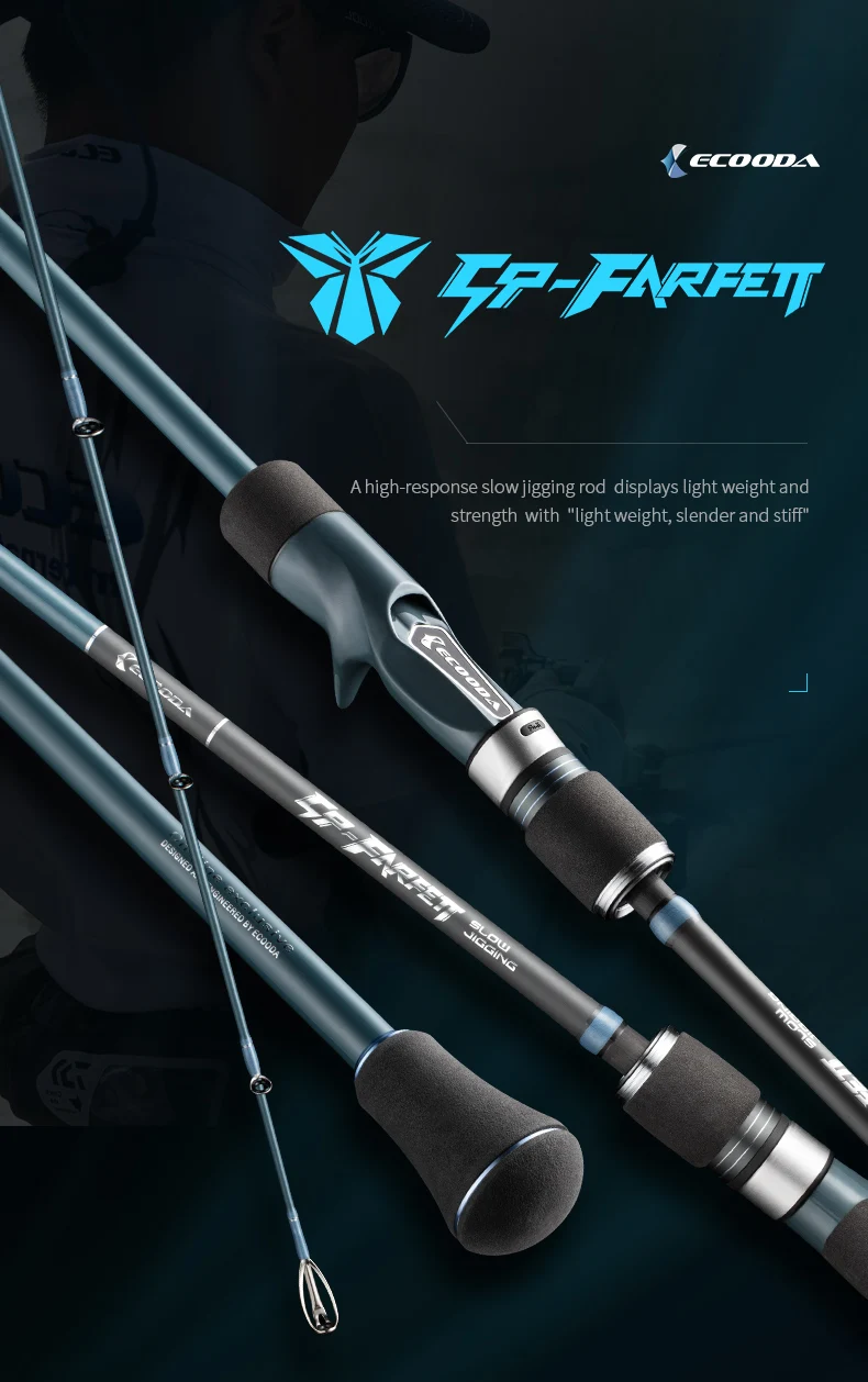 Ecooda Sp-farfett Slow Pitch Jigging Rod 6'1