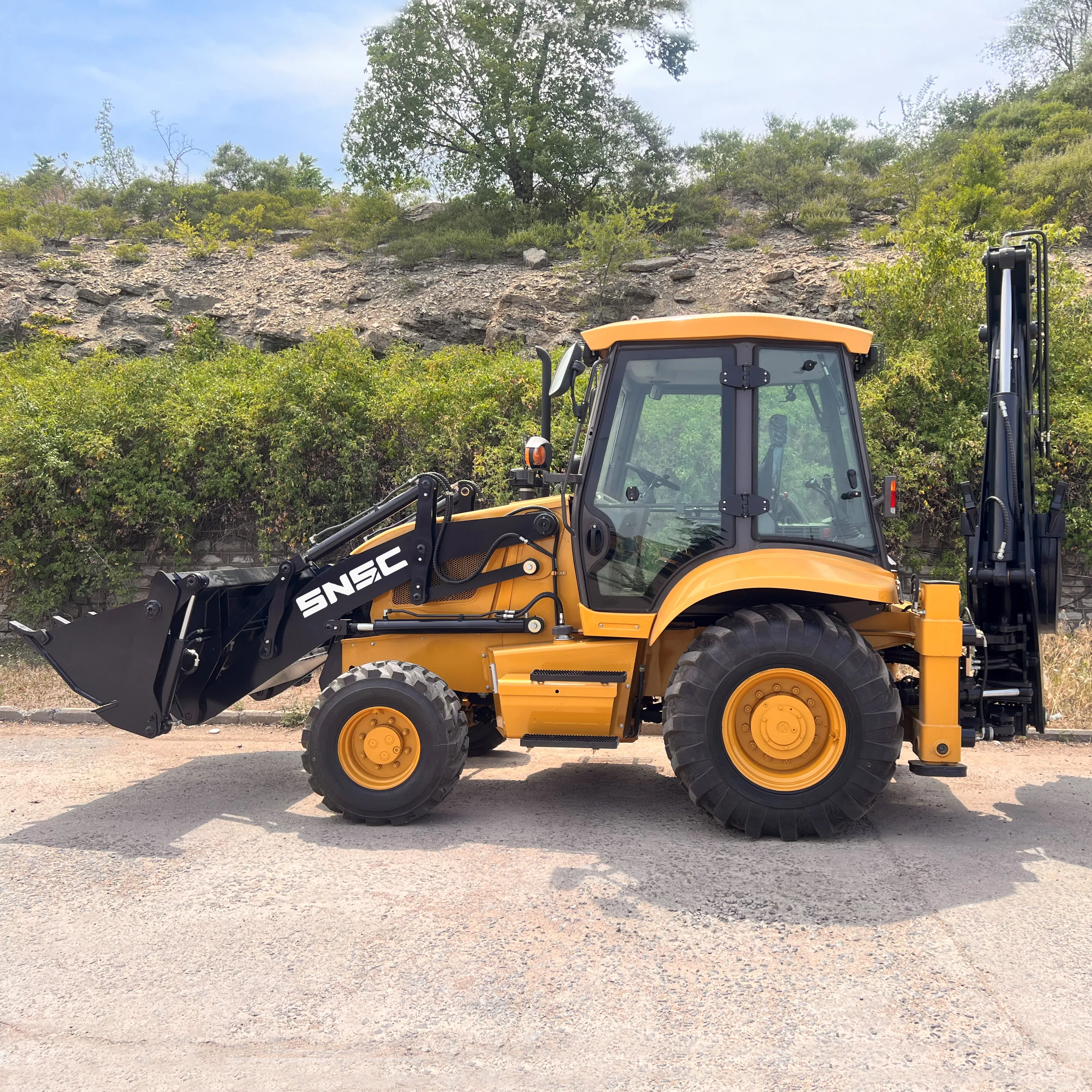 Backhoe Digger New Design Famous Brand SNSC Backhoe Loader With Low Price