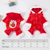 Costume per animali domestici Fortune Cat-Rosso