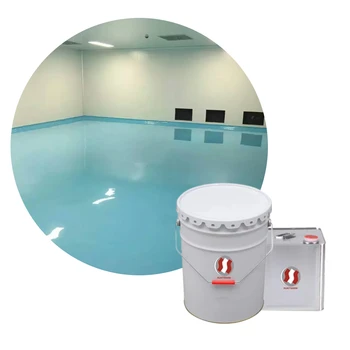 Ultra Wear-Resistant Self-Leveling Epoxy Floor Paint Factory Liquid Coating Easy-to-Applied with Brush