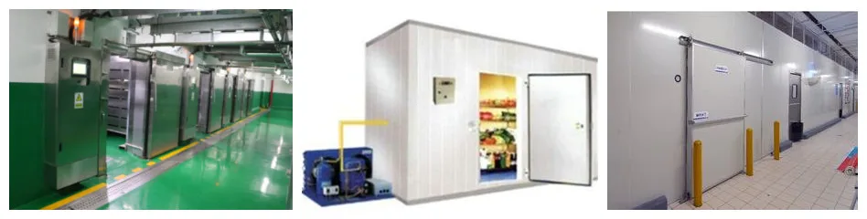 Cold defrost chamber for frozen meat and beef products