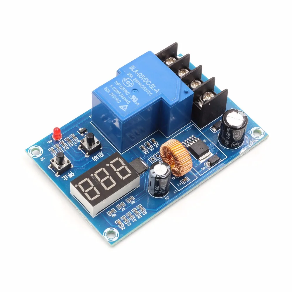 XH-M604 Digital Display Power Control Module Full Power off Protection Switch Battery Charge ICs